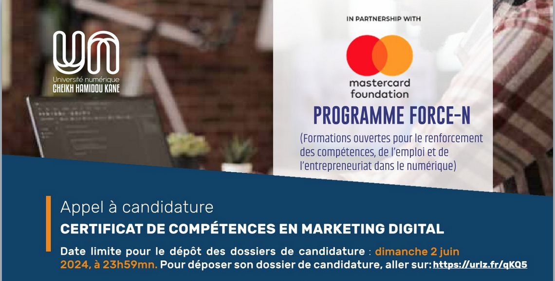 Certificat en Marketing Digital